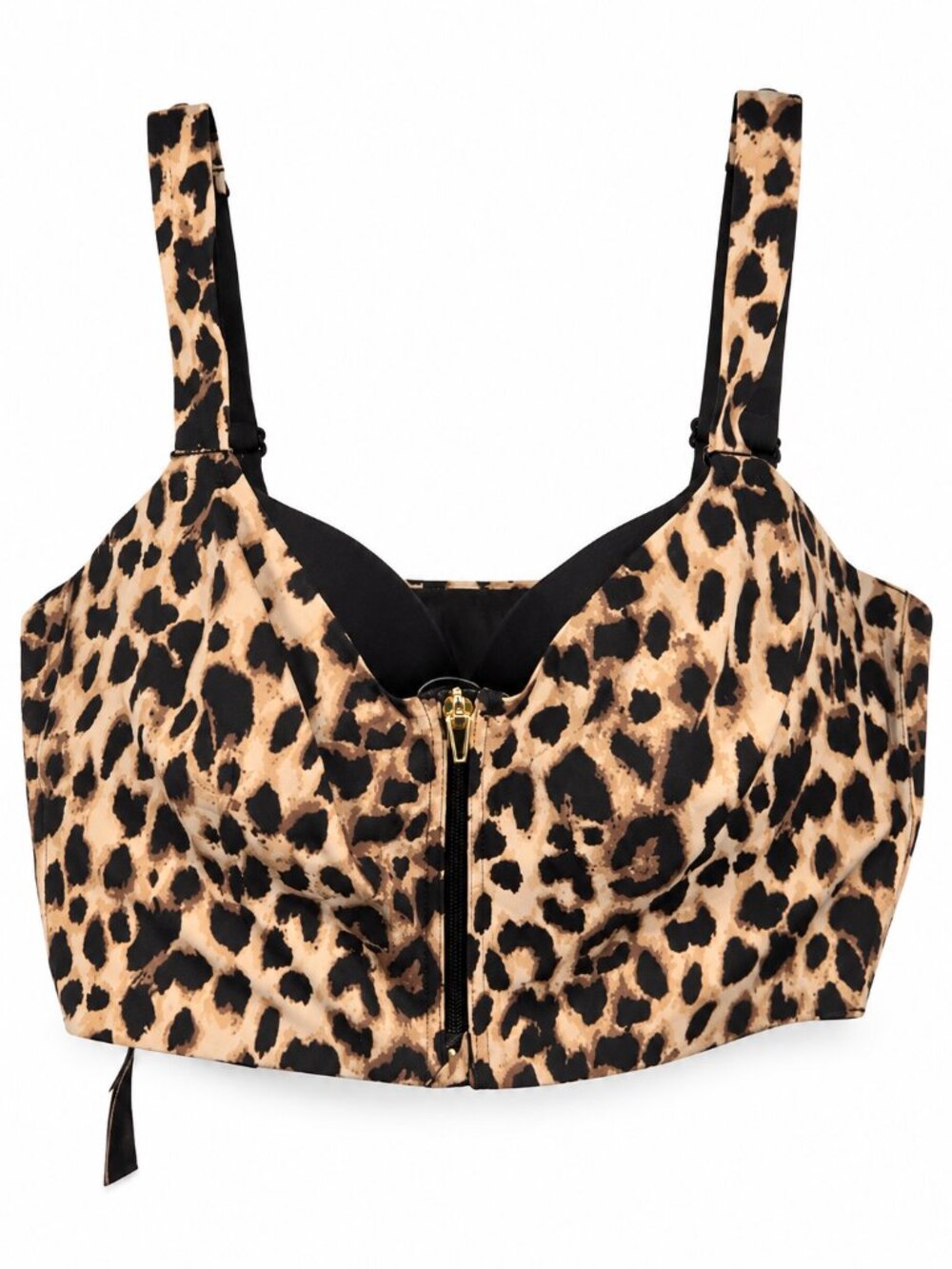 Victoria's Secret Knockout Leopard Zip-Front Bra